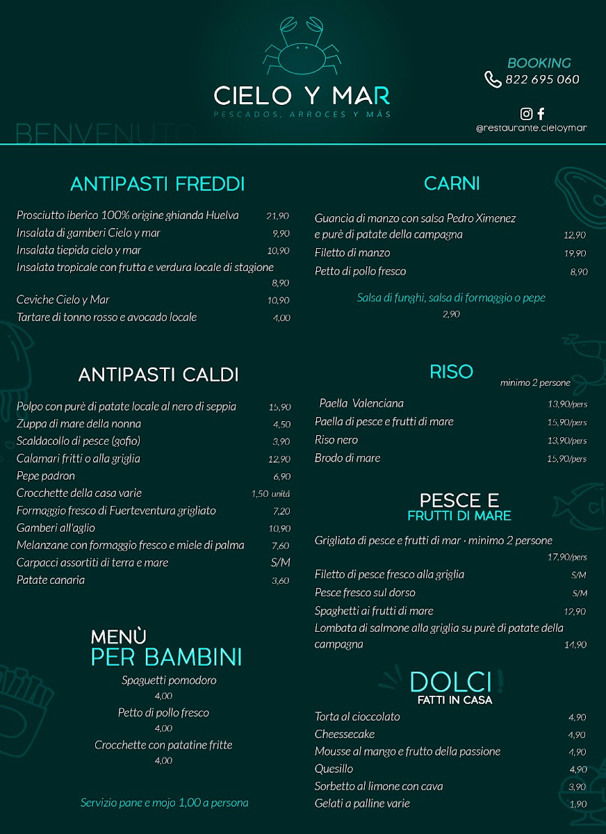 Cielo y mar Menu - Image 6